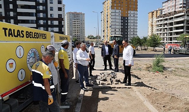 Kayseri Talas'ta onarım timi iş başında