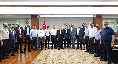 Kayseri ziraat odalarından Büyükkılıç'a ziyaret