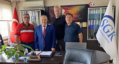 Keşanspor'dan SGK Müdürü İpek'e teşekkür