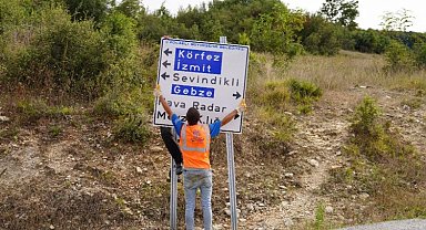 Kocaeli'de kırsala işaret ve yönlendirme seferberliği