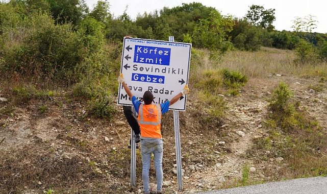 Kocaeli'de kırsala işaret ve yönlendirme seferberliği