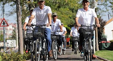 Konyalı büyükler için bisiklet etkinliği