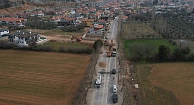 Manisa Düğerek'te asfalt çalışması başladı