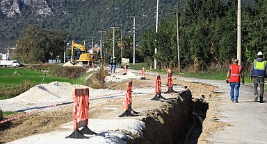 Ören'de altyapı çalışmalarına devam