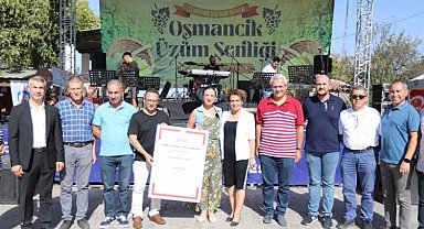Osmancık Üzümü coğrafi işarete kavuştu