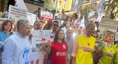 Sağlık emekçilerinden İstanbul'da tepki! İl Sağlık Müdürlüğü anayasayı yok sayıyor!