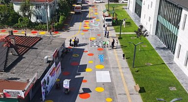 Sakarya'da 'Yaşayan Sokak' renklendi