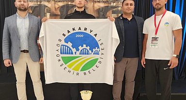 Sakaryalı sporcu İsviçre'de altın madalyanın sahibi oldu