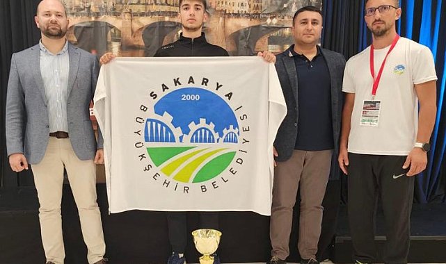Sakaryalı sporcu İsviçre'de altın madalyanın sahibi oldu
