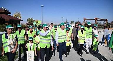 Selçuklu Seyir Tepesi'nden temizlik farkındalığı