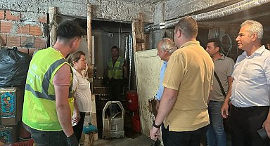 Soma'da bina altı güç istasyonlarına yoğun çalışma