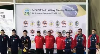 TSK Spor ekibi Dünya Atış Şampiyonası'nda dünya şampiyonu oldu