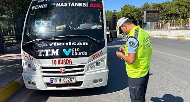 Ulaşımda sıkı denetim