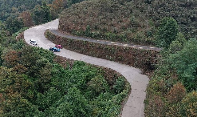 Ünye'nin mahalle yollarında yoğun tempo