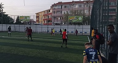 Yabancı uyruklu askerler ile Keşanlı gençler maçta buluştu