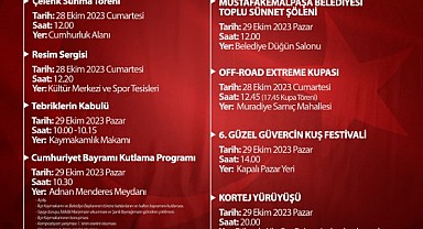 29 EKİM COŞKUSU MUSTAFAKEMALPAŞA’YI SARDI