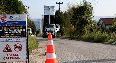 Arifiye'de iki mahallenin ulaşımı sil baştan