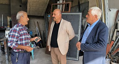 Başkan Zelyurt'tan sanayi esnafına ziyaret