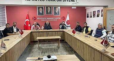 Burak İşçimen'den MHP Keşan'a ziyaret