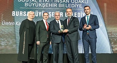 Bursa Büyükşehir'e 'sürdürülebilirlik' ödülü