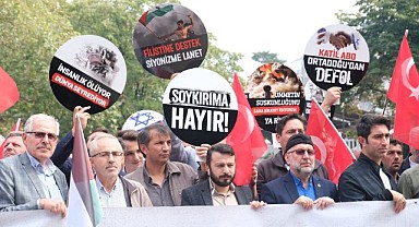 BURSA, FİLİSTİN İÇİN TEK YÜREK OLDU