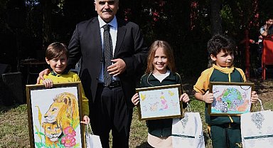 Bursa Osmangazi'de öğrenciler can dostlarla buluştu