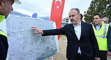 Bursa Yıldırım'ın zemin röntgeni çekiliyor