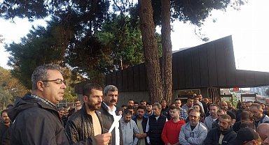 Bursa'da metal işçilerinden tepkili eylem