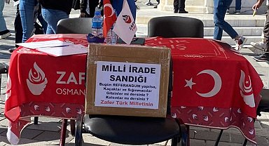 Bursa'da Zafer Partisi'nden milli iİrade sandığı