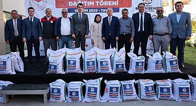 Çiftçiye 146 tonluk Macar fiği desteği