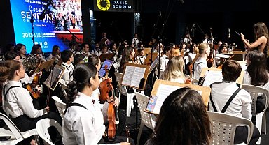 Çocuk Senfoni Orkestrası'ndan Bodrum çıkarması