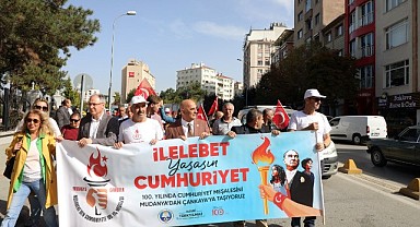CUMHURİYET YÜRÜYÜŞÜ BEŞİNCİ GÜNDE SEYİTGAZİ’DE