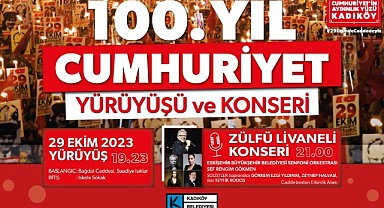 CUMHURİYETİMİZİN 100. YILI KADIKÖY’DE COŞKUYLA KUTLANIYOR