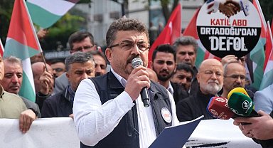 Filistin için Bursa tek yürek oldu
