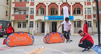 Gaziantep'te öğrenciler yetenek taramasında