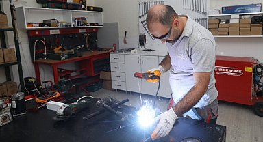 Gaziantep'te tekerlekli sandalyelere Büyükşehir bakımı