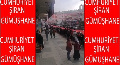 Gümüşhane'liler Caddeleri Doldurdu
