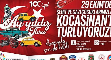Kayseri Kocasinan'dan Ay Yıldız Turu