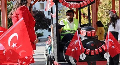 Kayseri Melikgazi'den çocuklara Cumhuriyet Treni