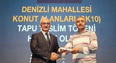 Kocaeli Gebze'de bin 683 kişi tapularına kavuştu