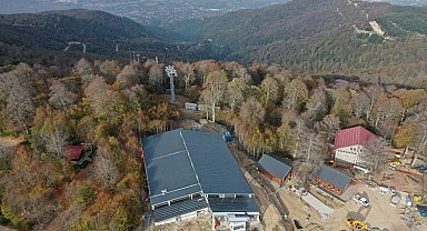 Kocaeli teleferiğinde sıra taşıyıcı halatlara geldi