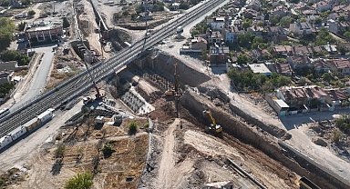 Konya'da Taşköprü Alt Geçidi'ne yakın mercek