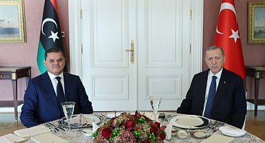 Libya Başbakanı'nı Vahdettin Köşkü'nde ağırladı