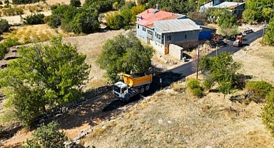 Malatya Büyükşehir'den Arapgir'de üst yapı çalışması