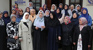 Malatyalı kadınlardan İsrail vahşetine 'dur' çağrısı