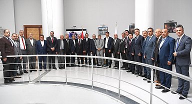 Malatyalı muhtarlardan Büyükşehir'e ziyaret