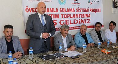 Manisa'da 2 bin 100 dekar kapalı sistemle sulanacak