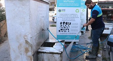 Manisa'da hayrat çeşmelerini temizleniyor