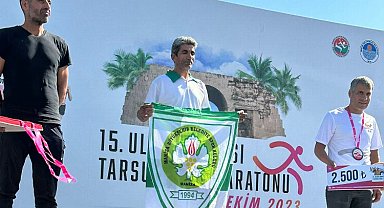 Manisalı atlet bu kez Mersin kürsüsünde