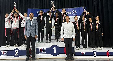 Manisalı cimnastikçilerden 4 madalya 1 şampiyonluk